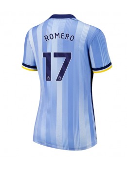 Tottenham Hotspur Cristian Romero #17 Replika Borta Kläder Dam 2024-25 Kortärmad